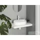 Ravak Ceramic 55 O SLIM Shelf 55x40 cm-es kerámia mosdó,matt fehér XJX0E155001