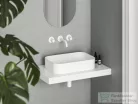 Ravak Ceramic 550 SLIM R kerámia mosdó, matt fehér XJX0E155004