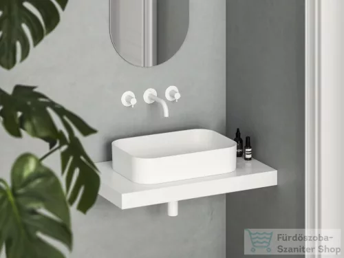 Ravak Ceramic 550 SLIM R kerámia mosdó, matt fehér XJX0E155004