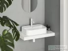 Ravak Ceramic 55 SLIM Shelf R 55x40 cm-es kerámia mosdó, matt fehér XJX0E155005