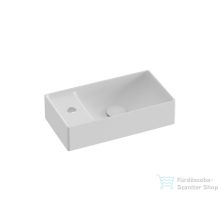   Ravak VEDA Slim 400 40x22 cm-es mosdó túlfolyó nélkül, matt fehér XJX0E240002