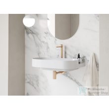   Ravak YARD 80 80,5x50 cm-es konzollal falra szerelhető mosdó túlfolyó nélkül,matt fehér XJX0E280001