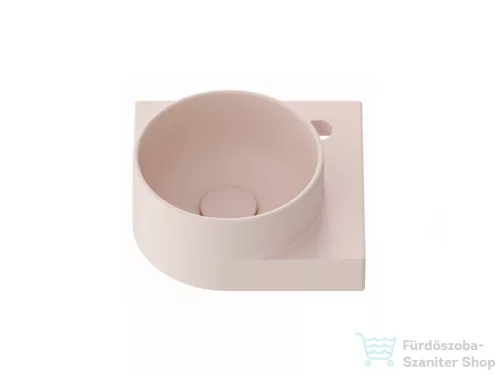 Ravak Yard 28 C kézmosó csaptelep furattal, alabaster pink XJX0G228000