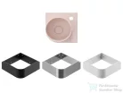 Ravak Yard 28 C kézmosó csaptelep furattal, alabaster pink XJX0G228000