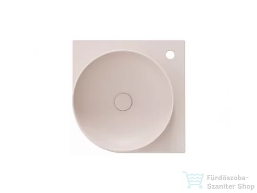 Ravak Yard 45 C kézmosó csaptelep furattal, Alabaster Pink XJX0G245000