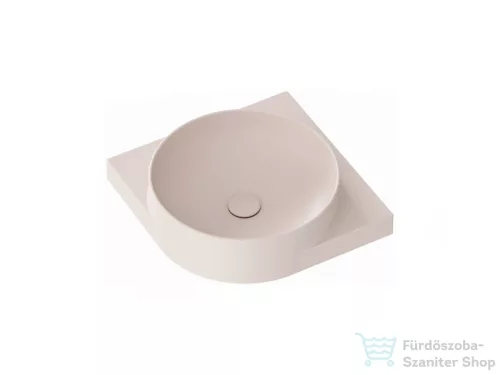 Ravak Yard 45 C kézmosó csaptelep furattal, Alabaster Pink XJX0G245000
