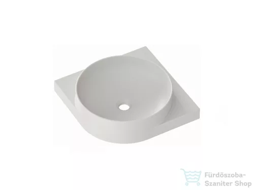 Ravak YARD 45 C konzollal falra szerelhető mosdó csaplyuk-és túlfolyó nélkül, Smoke Grey XJX0O045000