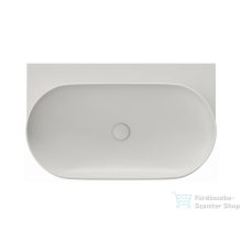   Ravak YARD 80 konzollal falra szerelhető mosdó csaplyuk-és túlfolyó nélkül, Smoke Grey XJX0O080000