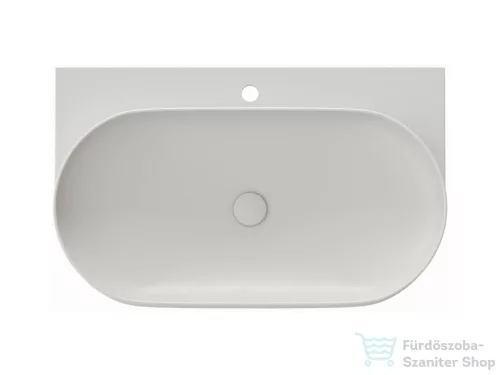 Ravak YARD 80 konzollal falra szerelhető mosdó csaptelep furattal, Smoke Grey XJX0O280000