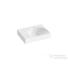   Ravak Lite 60/45 balos mosdó, túlfolyó nélkül csaptelep furattal, fehér XJXL1260000