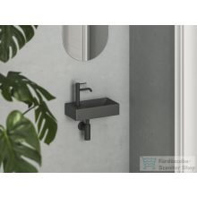   Ravak VEDA Wall 40 mosdó túlfolyó nélkül, balos, antracit XJXL3240000