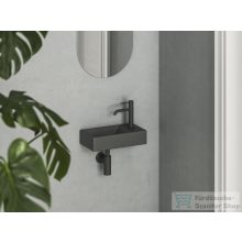   Ravak VEDA Wall 40 mosdó túlfolyó nélkül, jobbos, antracit XJXP3240000