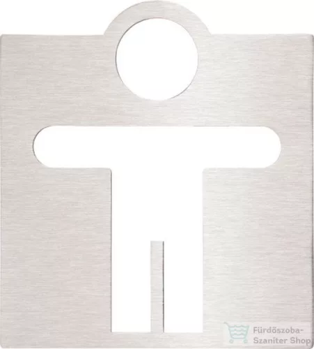 Sapho BEMETA HOTEL Tábla: Férfi WC, 120x130x2mm, matt (111022035) (XP041)
