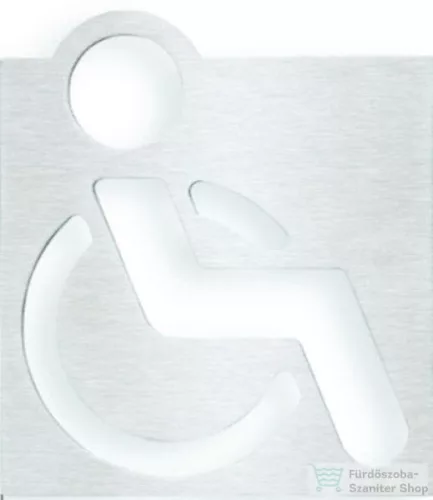 Sapho BEMETA HOTEL Tábla: Mozgáskorlátozott WC, 120x130x2mm, matt (111022025) (XP043)