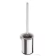 Sapho BEMETA OMEGA Fali WC kefetartó, fekete kefe, 95x385x120mm, króm (104913117) (XR305)