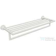   Sapho BEMETA WHITE Törölközőtartó polc, 550x120x265mm, fehér (104219074) (XR421W)