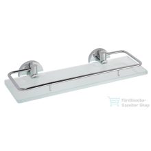   Sapho BEMETA OMEGA Üvegpolc, 600x55x130mm, króm (104102212) (XR600)