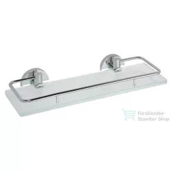   Sapho BEMETA OMEGA Üvegpolc, 600x55x130mm, króm (104102212) (XR600)