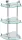 Sapho BEMETA OMEGA Sarok üvegpolc, 270x660x270mm, króm (104202152) (XR606)