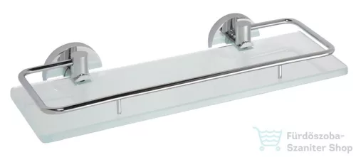 Sapho BEMETA OMEGA Üvegpolc, 300x55x130mm, króm (104102202) (XR607)