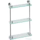 Sapho BEMETA OMEGA Üvegpolc, 400x665x130mm, króm (104202132) (XR608)