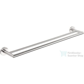   Sapho BEMETA NEO Dupla törölközőtartó, 655x55x125mm, inox/matt (104204055) (XS403)