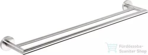 Sapho BEMETA NEO Dupla törölközőtartó, 655x55x125mm, inox/matt (104204055) (XS403)