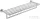 Sapho BEMETA NEO Törölközőtartó polc, 655x110x215mm, inox/matt (104205075) (XS406)