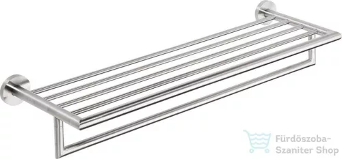 Sapho BEMETA NEO Törölközőtartó polc, 655x110x215mm, inox/matt (104205075) (XS406)