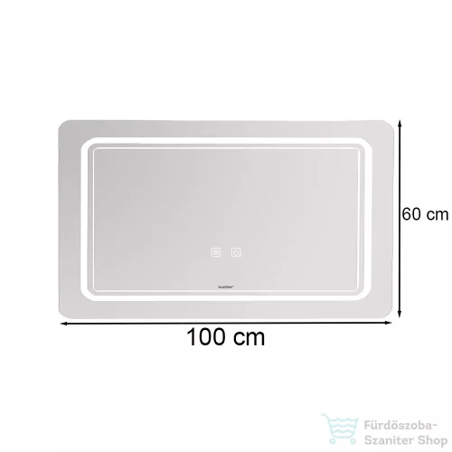 Leziter Vid tükör led világítással 100x60 cm Y-04-10060