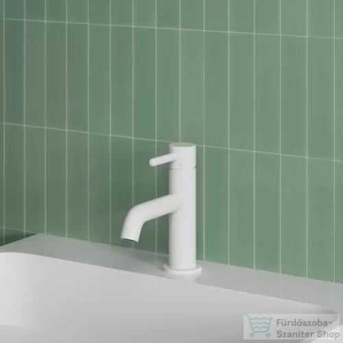 Omnires Y mosdó csaptelep leeresztő nélkül, matt fehér Y1210NWM
