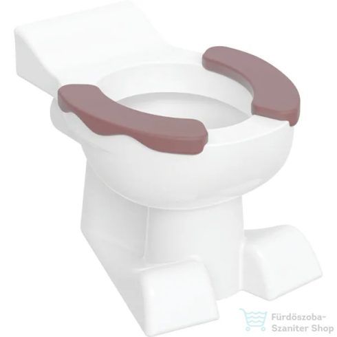 Geberit BAMBINI hátsó kifolyású,mélyöblítéses álló gyerek wc ülőkepaddal,oroszlánlábas design,fehér/kármin vörös,Y212010000