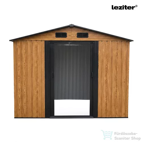 Leziter Alaska 6x8 kerti szerszámtároló ház aranytölgy-antracit YB-0608-WG