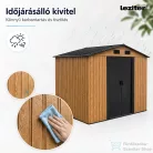 Leziter Ohio 10x8 kerti szerszámtároló ház aranytölgy-antracit YB-1008-WG