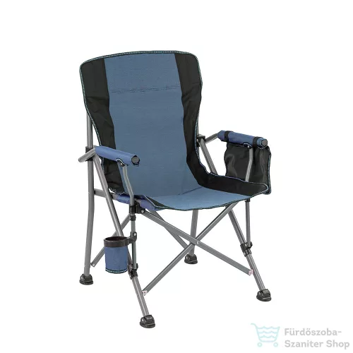 Leziter Comfort karfás horgász szék pohártartóval kék YF-01-BLUE