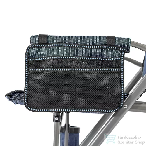 Leziter Comfort karfás horgász szék pohártartóval kék YF-01-BLUE