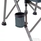 Leziter Comfort karfás horgász szék pohártartóval kék YF-01-BLUE