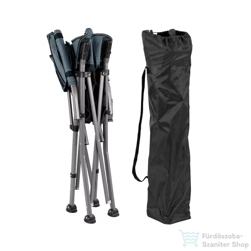 Leziter Comfort karfás horgász szék pohártartóval kék YF-01-BLUE