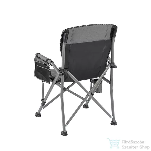 Leziter Comfort karfás horgász szék pohártartóval szürke YF-01-GRAY