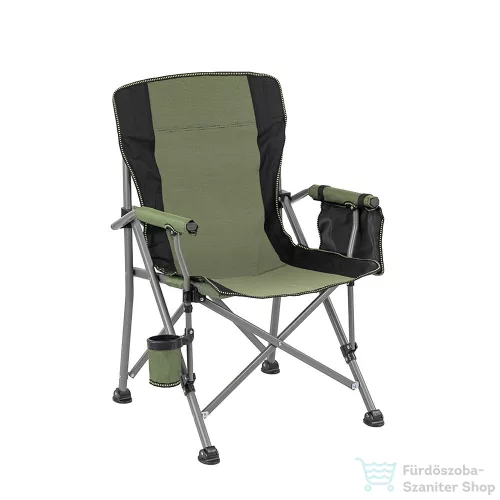 Leziter Comfort karfás horgász szék pohártartóval zöld YF-01-GREEN