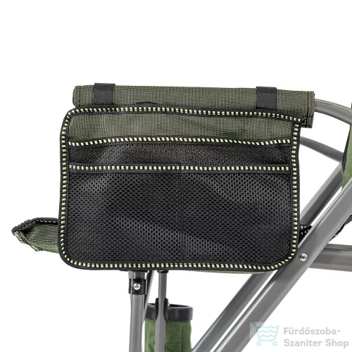 Leziter Comfort karfás horgász szék pohártartóval zöld YF-01-GREEN