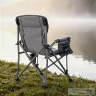 Leziter Comfort Plus karfás horgász szék pohártartóval szürke YF-02-GRAY