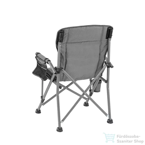 Leziter Comfort Plus karfás horgász szék pohártartóval szürke YF-02-GRAY