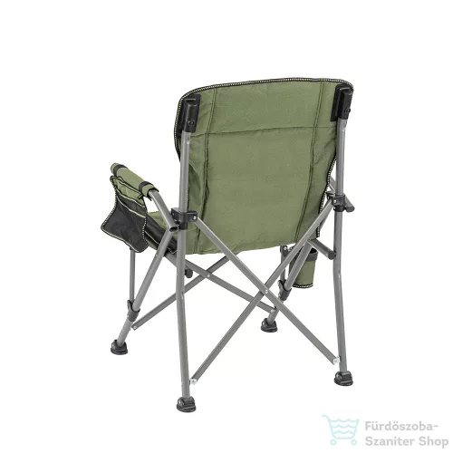 Leziter Comfort Plus karfás horgász szék pohártartóval zöld YF-02-GREEN