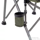 Leziter Comfort Plus karfás horgász szék pohártartóval zöld YF-02-GREEN