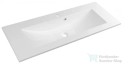 Sapho YUKON öntöttmárvány mosdó, 120x45cm (YU121)