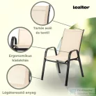 Leziter Como kerti szék, bézs YX-C04
