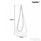Leziter Cosy függőhinta csepphinta párnával pumpával kék YYL002-Blue