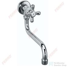   Ferro RETRO hidegvizes fali szelep, leeresztő nélkül, króm Z40