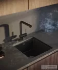 Deante SABOR kerámia mosogató, fekete ZCB_N103